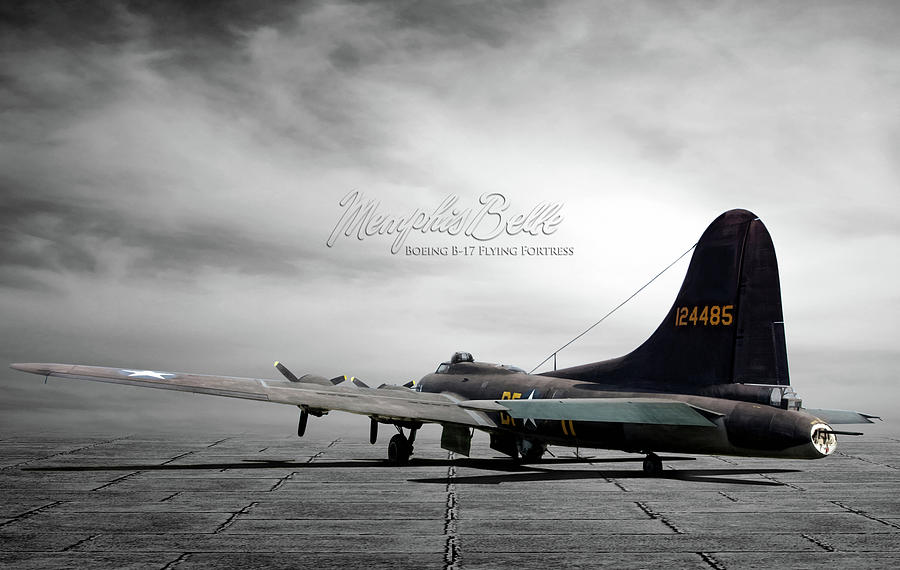 Memphis Belle Boeing B-17 Flying Fortress Digital Art by Peter Chilelli