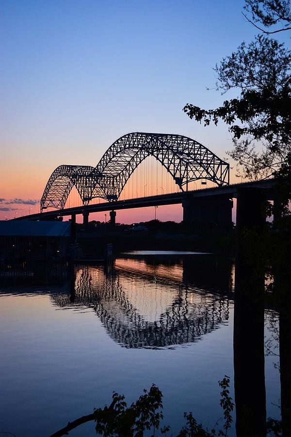 Memphis Bridge Photograph by Jeannee Gannuch