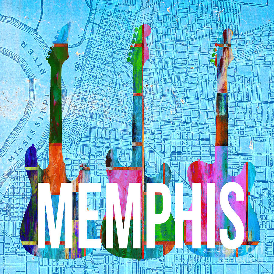 Memphis Photograph - Memphis Music Scene by Edward Fielding