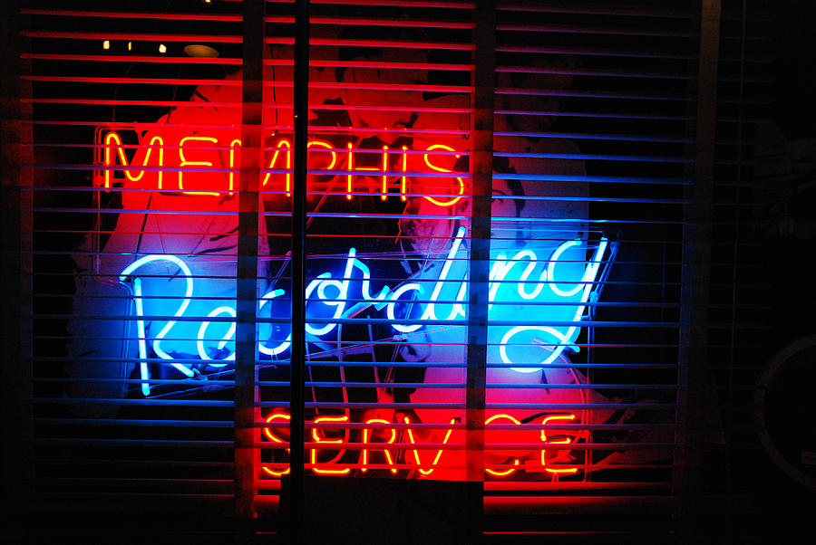 Memphis Neon Photograph by James Kirkikis