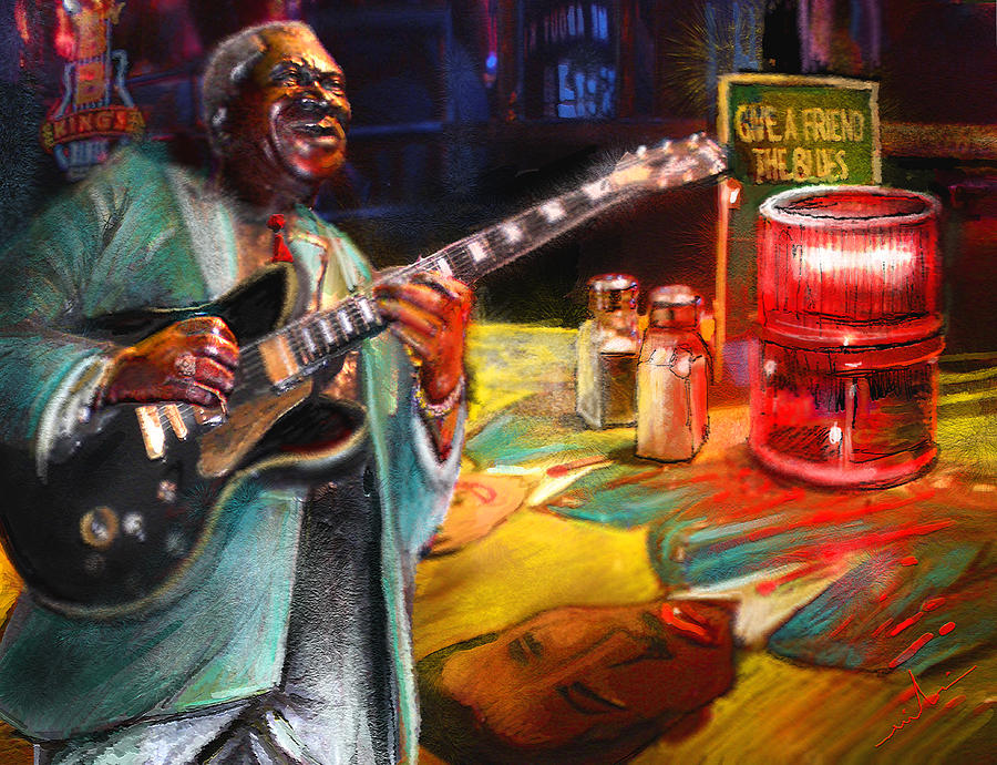 Memphis Nights 02 Painting by Miki De Goodaboom