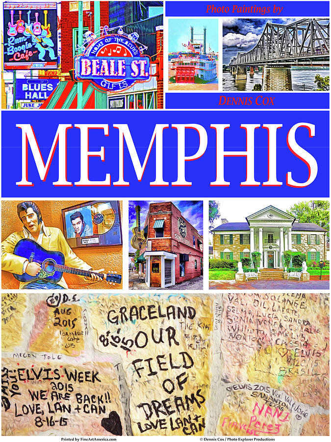 Memphis Poster Photograph by Dennis Cox Photo Explorer