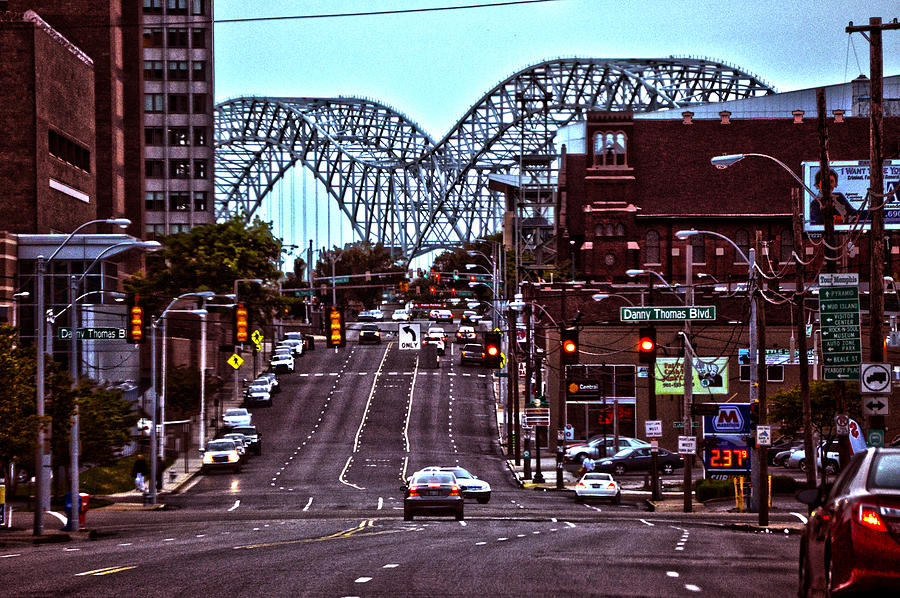 Memphis Tennessee Bridge Photograph by Lesa Fine