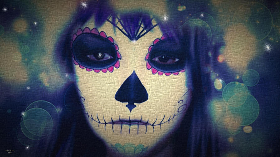 Memroy of a Skull Face Digital Art by Artful Oasis