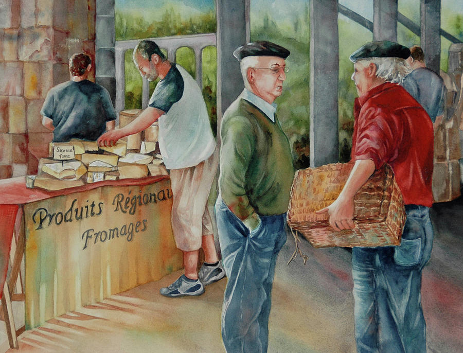 Men At Work Painting by Diane Fujimoto