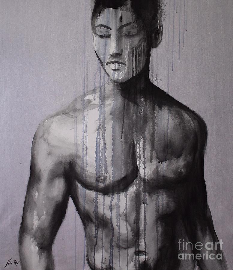 Men Do Cry Painting by Jindra Noewi