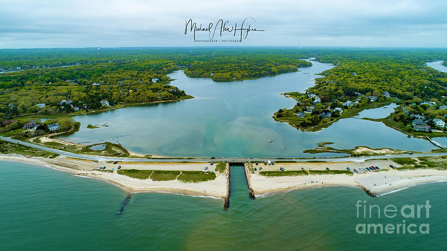 Menauhant Beach Photograph by Veterans Aerial Media LLC
