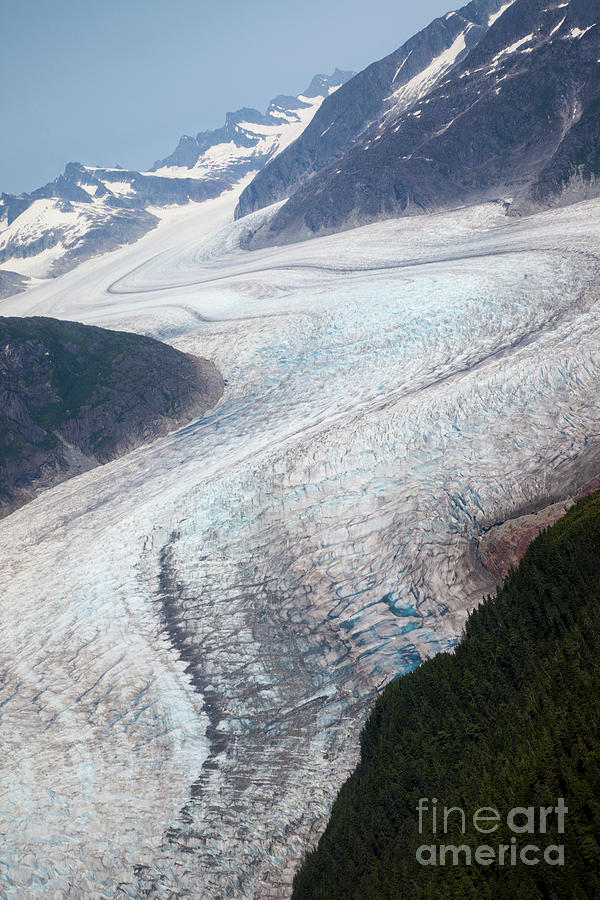 Mendenhal Glacier Photograph by Timothy Johnson