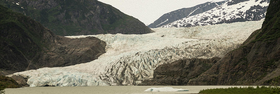 Nature Photograph - Mendenhall Glacier by Alan Kepler