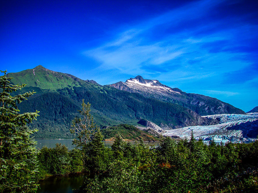 Alaska Photograph - Mendenhall Glacier Alaska by Scott McGuire