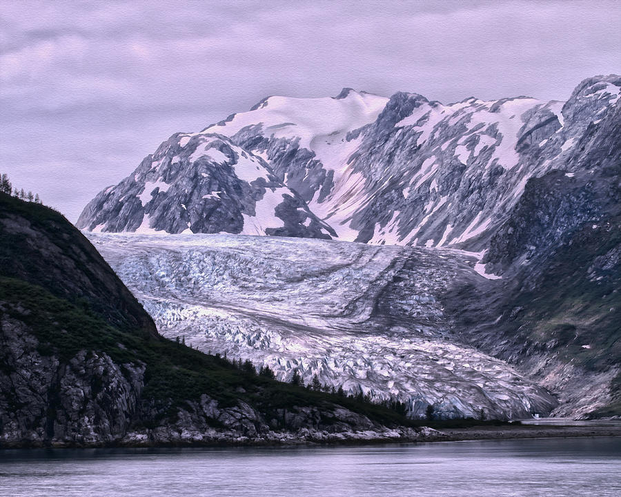 Mendenhall Glacier Photograph by Rebecca Snyder