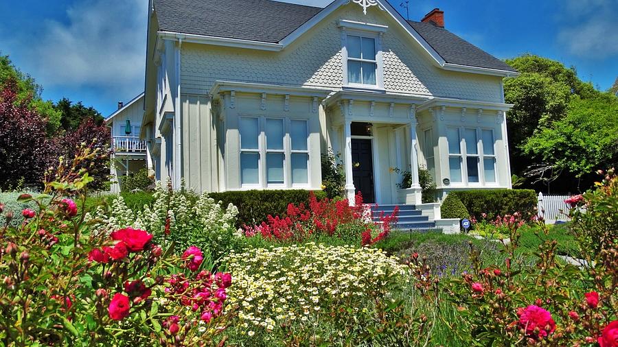 Mendocino Cottage Photograph by Lisa Dunn