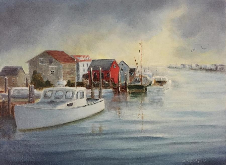 Menemsha Daybreak Painting by Michael McGrath - Fine Art America