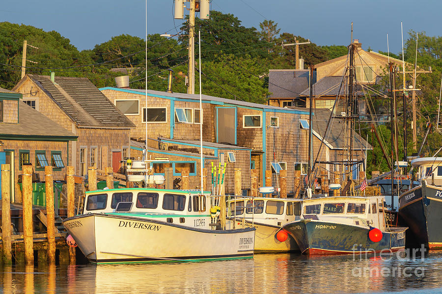 Menemsha Fishing Boats I Photograph by Clarence Holmes