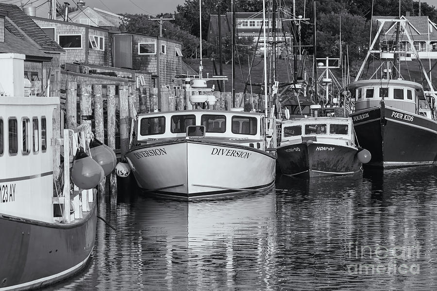 Menemsha Fishing Boats XII Photograph by Clarence Holmes