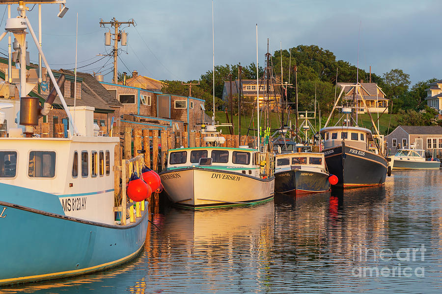 Menemsha Fishing Boats XIII Photograph by Clarence Holmes
