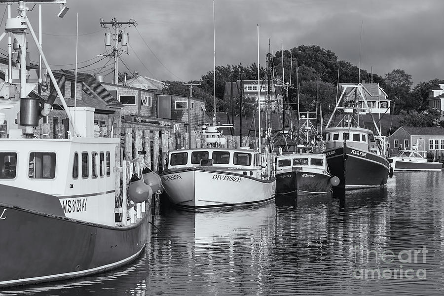 Menemsha Fishing Boats XIV Photograph by Clarence Holmes