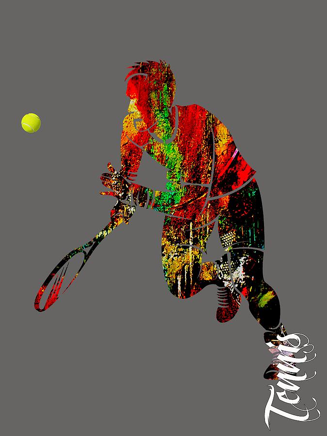 Mens Tennis Collection Mixed Media by Marvin Blaine
