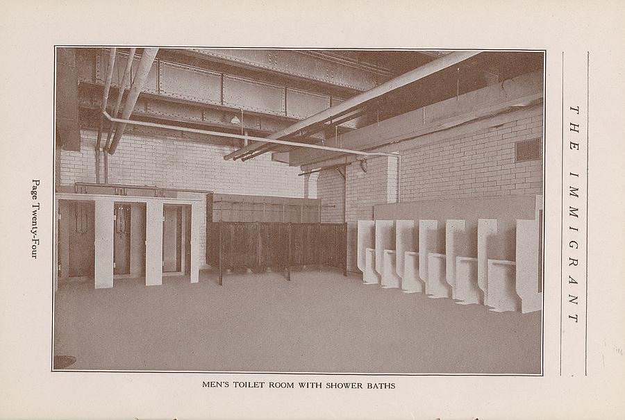 Mens Toilet Room at Terminal Photograph by Chicago and North Western Historical Society