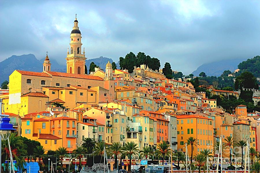 Menton village in south of France Photograph by Giancarlo Liguori - Fine Art America