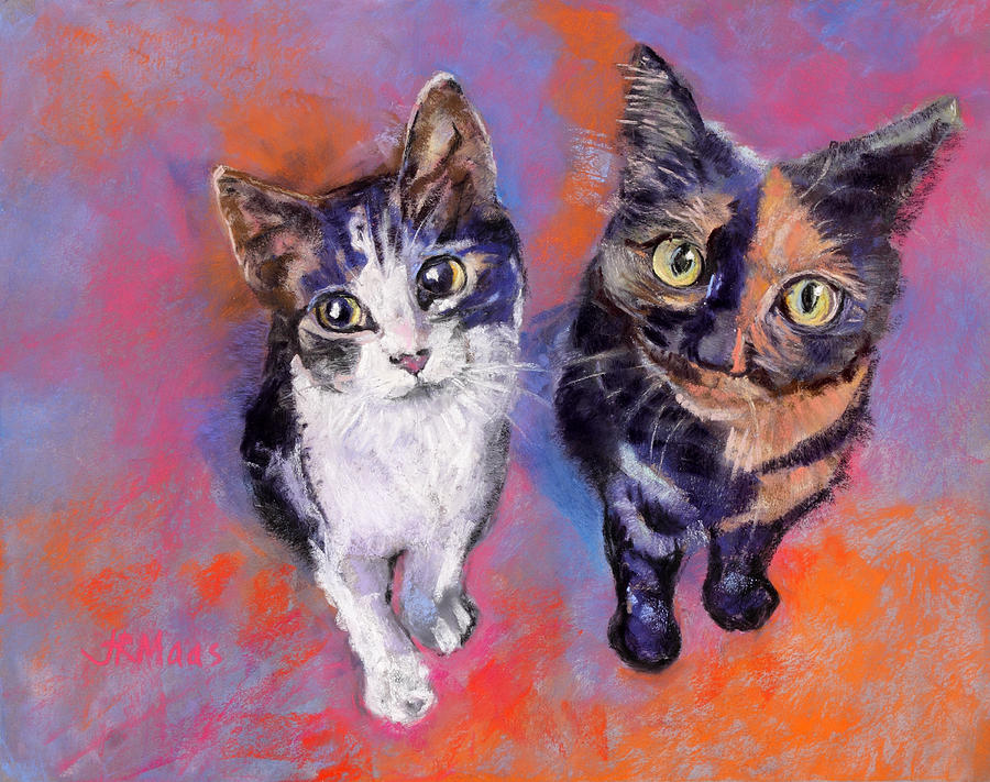 Meow Mix Pastel by Julie Maas