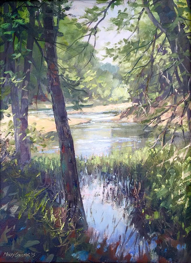 Meramec Shade Painting by Marty Coulter - Pixels