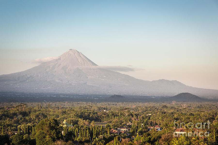 Merapi volcano Photograph by Didier Marti
