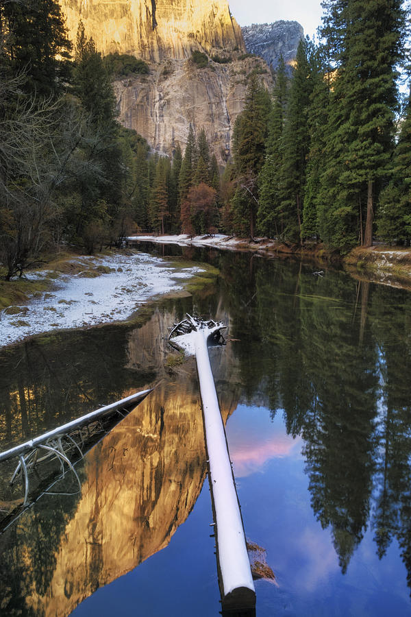 Merced River Mirror Reflection Photograph by Doug Holck