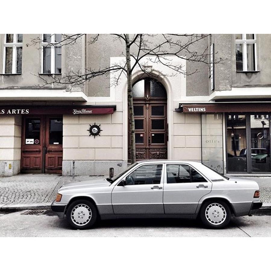 Vintage Photograph - Mercedes-benz 190 2.6

#berlin by Berlinspotting BrlnSpttng