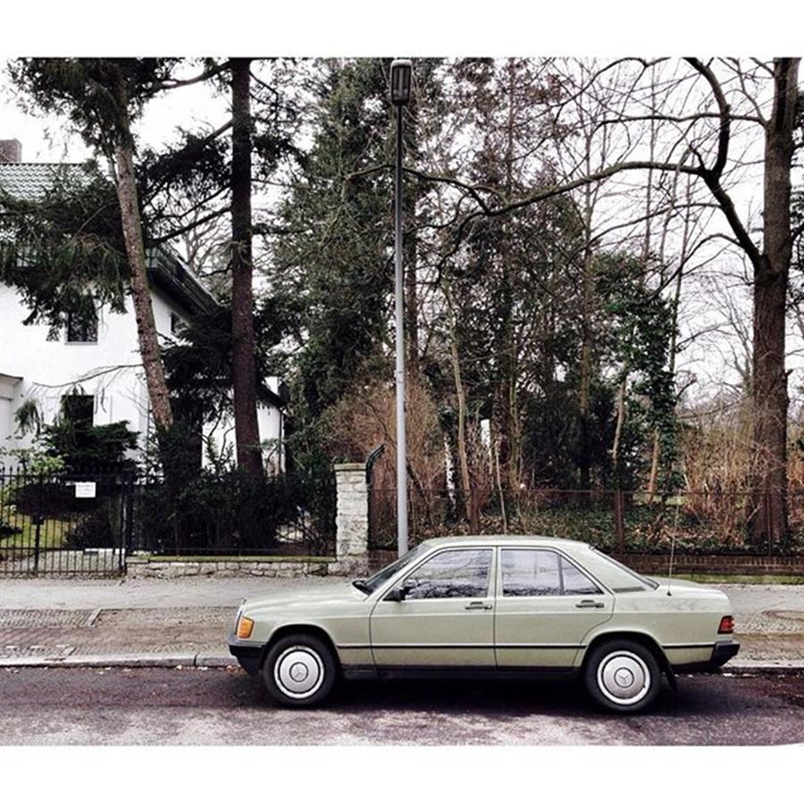 Vintage Photograph - Mercedes-benz 190

#berlin #grunewald by Berlinspotting BrlnSpttng