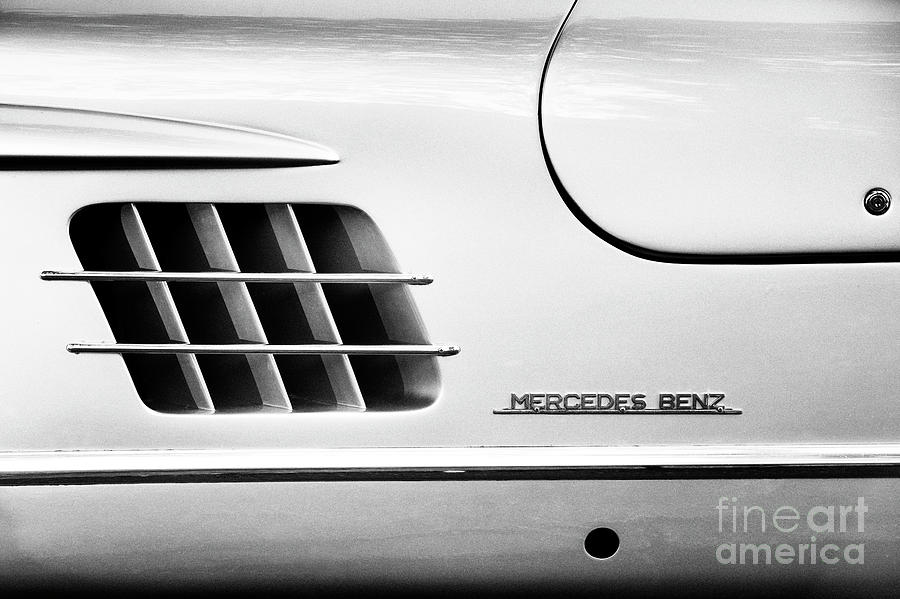 Mercedes Benz 300SL Gullwing Abstract Photograph by Tim Gainey