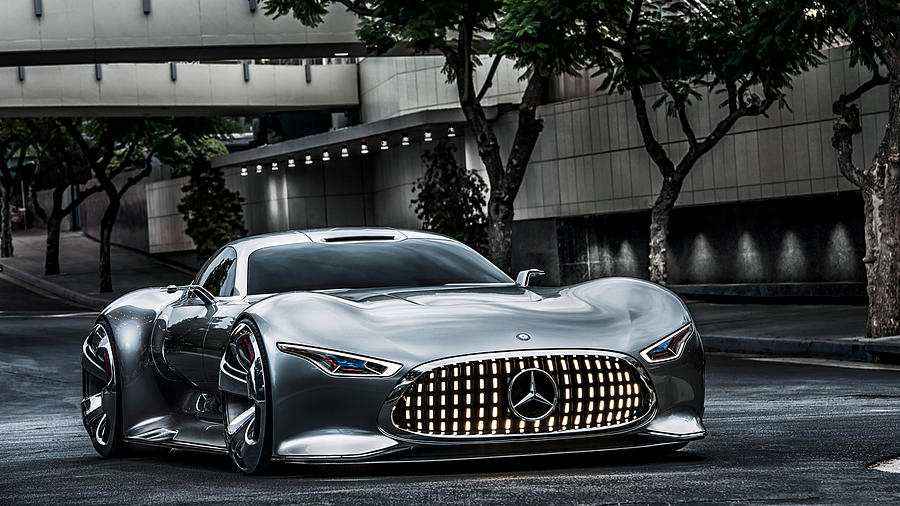 Transportation Digital Art - Mercedes-Benz AMG Vision Gran Turismo by Super Lovely