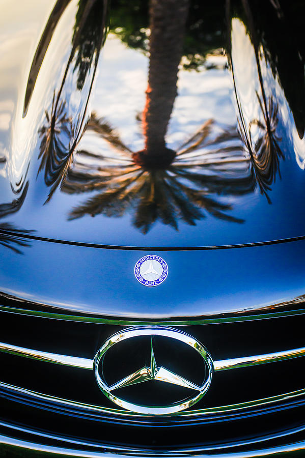 Mercedes-Benz Grille Emblem -0180c Photograph by Jill Reger