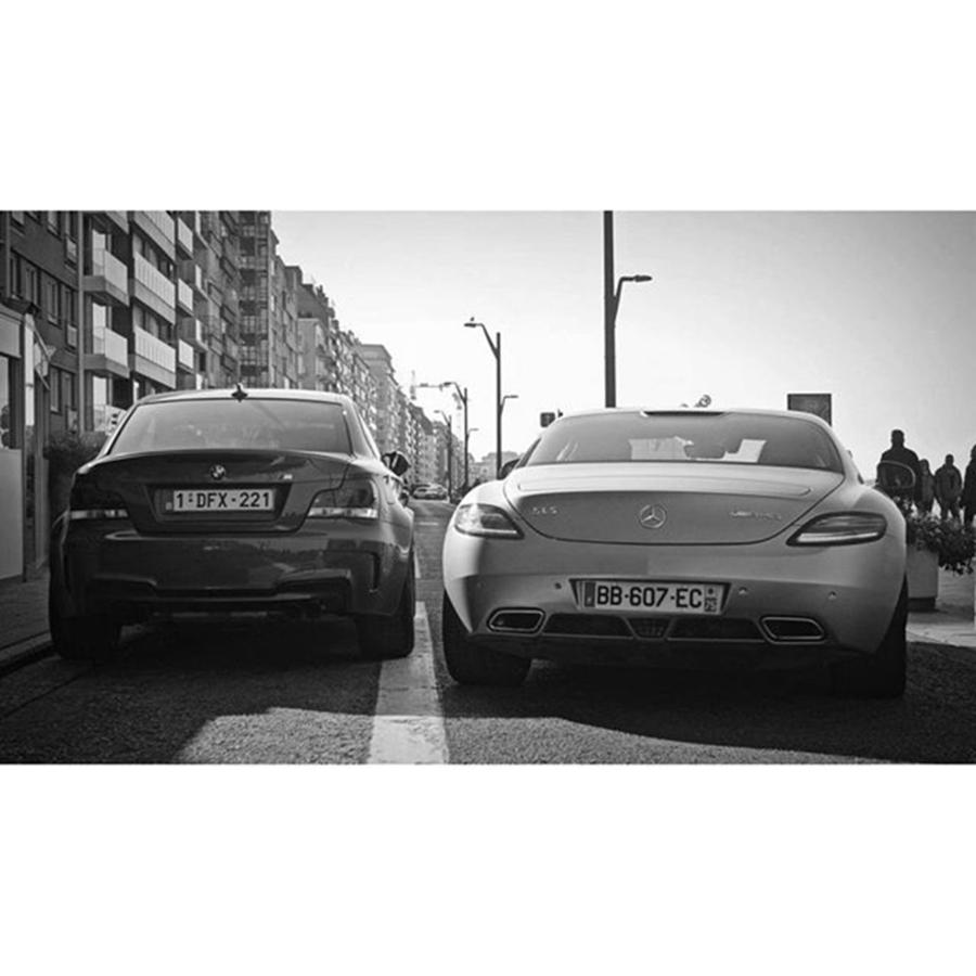 Car Photograph - #mercedes #bmw #1m #1mcoupé #1series by Sportscars OfBelgium
