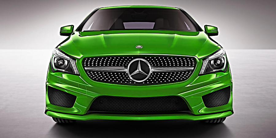 Car Mixed Media - Mercedes CLA Class Coupe Collection by Marvin Blaine