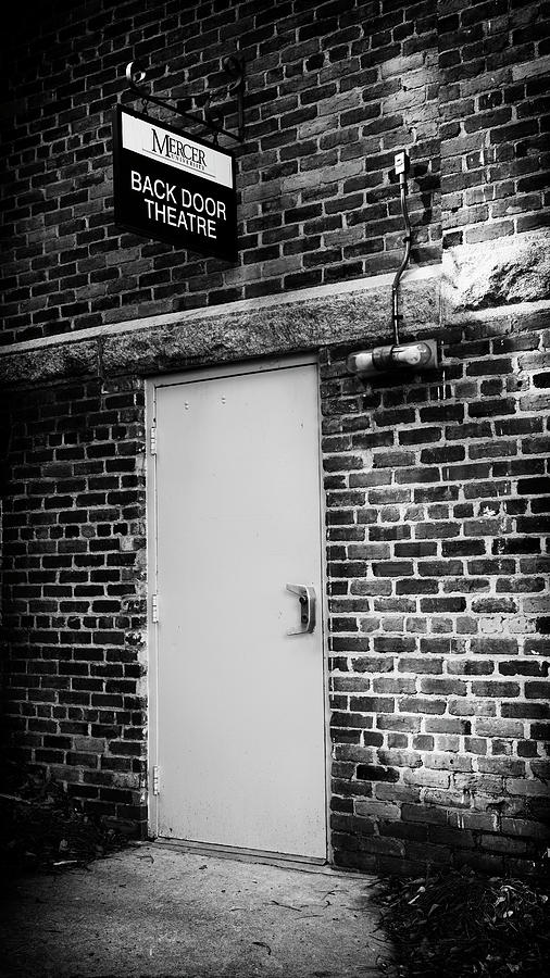 Mercer Back Door Theatre Photograph by Stephen Stookey