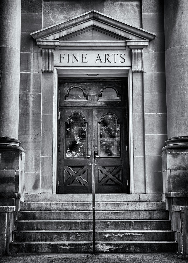 Mercer University - Fine Arts Door #3 Photograph by Stephen Stookey