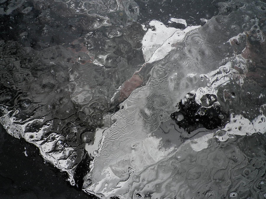 Mercurial Ice Abstract Photograph by Richard Brookes