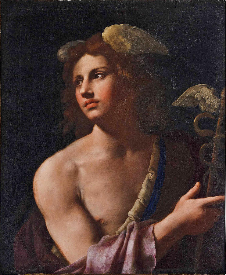 Mercury Painting by Giovanni Domenico Cerrini