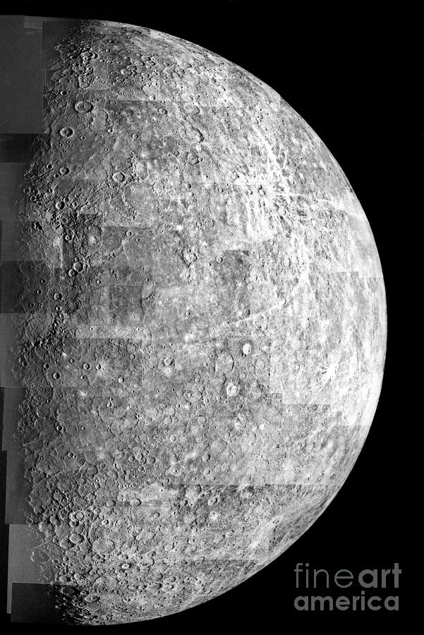 Mercury, Mariner 10 Image Photograph by Science Source