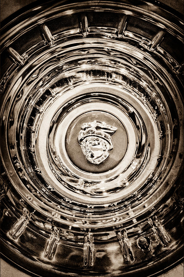 Mercury Wheel Emblem-0306s Photograph by Jill Reger