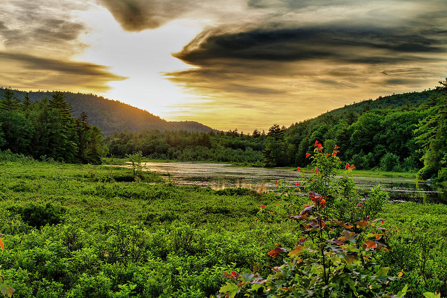 Meredith Pond Sunset by Betty Pauwels Meredith Pond Sunset by Betty Pauwels