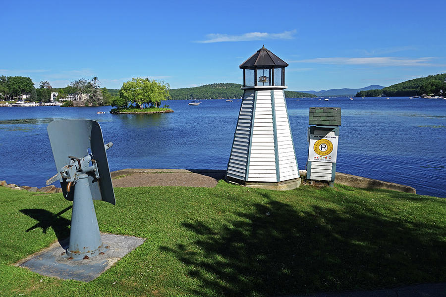 Meredith NH Canon and Lighthouse Lake Winnepesaukee Photograph by Toby McGuire