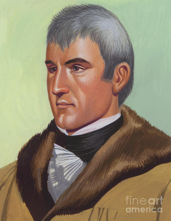 Portrait Painting - Meriwether Lewis by Ron Embleton