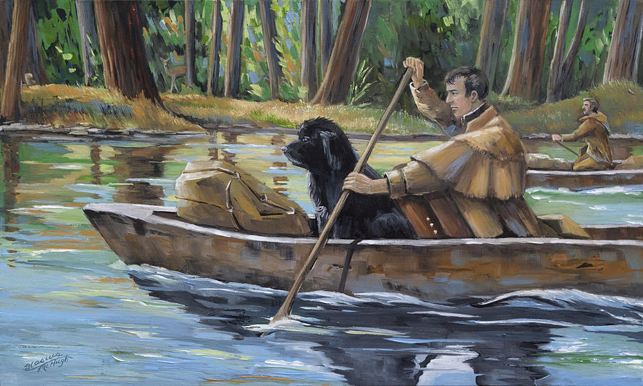 Lewis And Clark Painting - Meriwether by Paula McHugh Lewis And Clark Painting - Meriwether by Paula McHugh