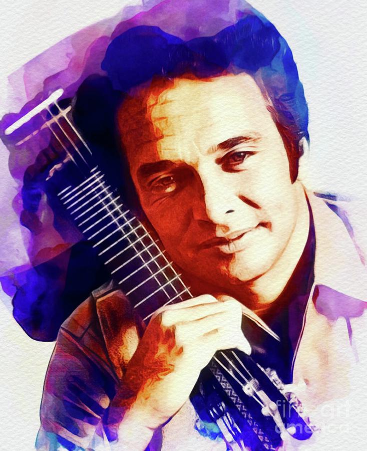 Merle Haggard, Country Music Legend Painting