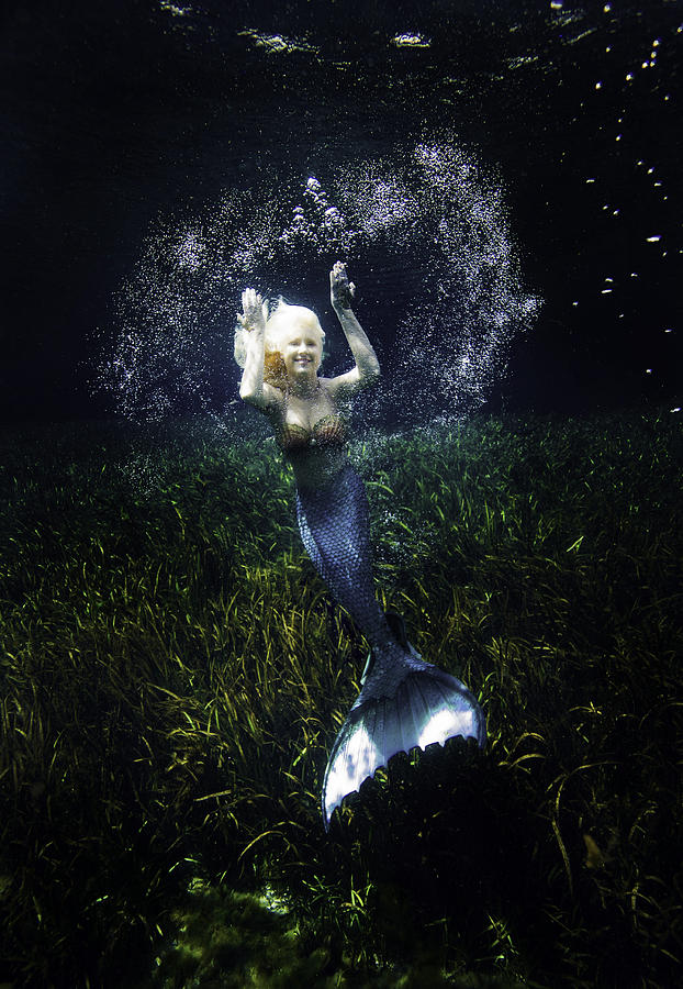 Mermaid Bubbles Photograph