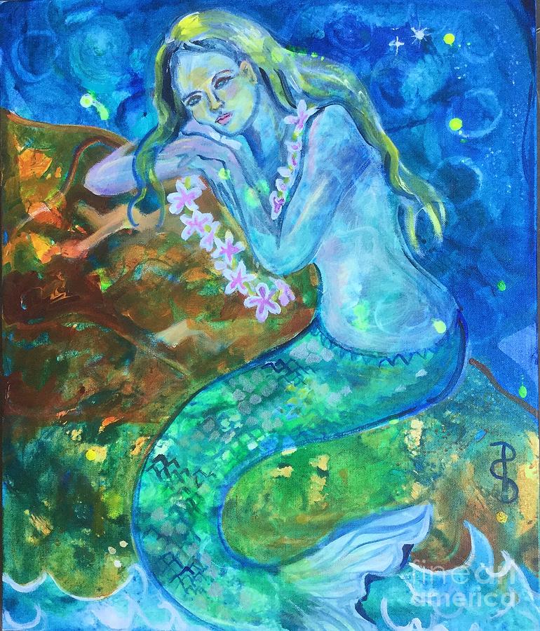 Mermaid Dreams Painting by Penelope Chandra-Shekar - Fine Art America