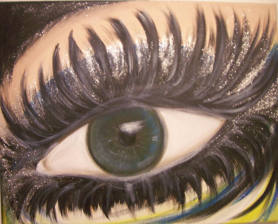 Eye Painting - Mermaid Eye by Zully M