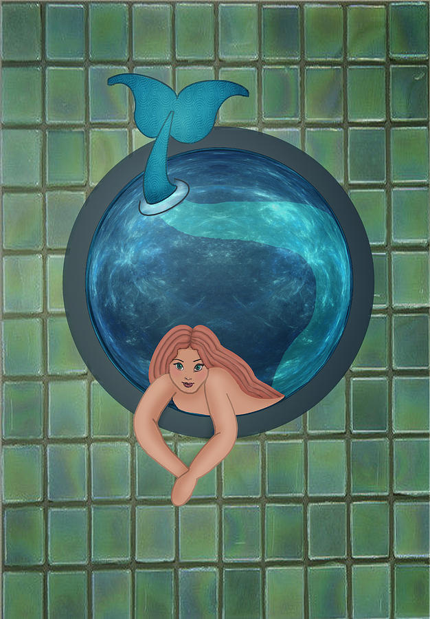 Mermaid In Your Pool Painting